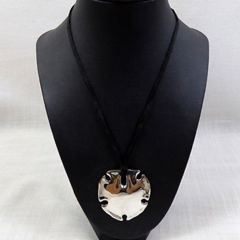 Robert Lee Morris MODERNIST Sterling 925 Necklace - Picture 1 of 1